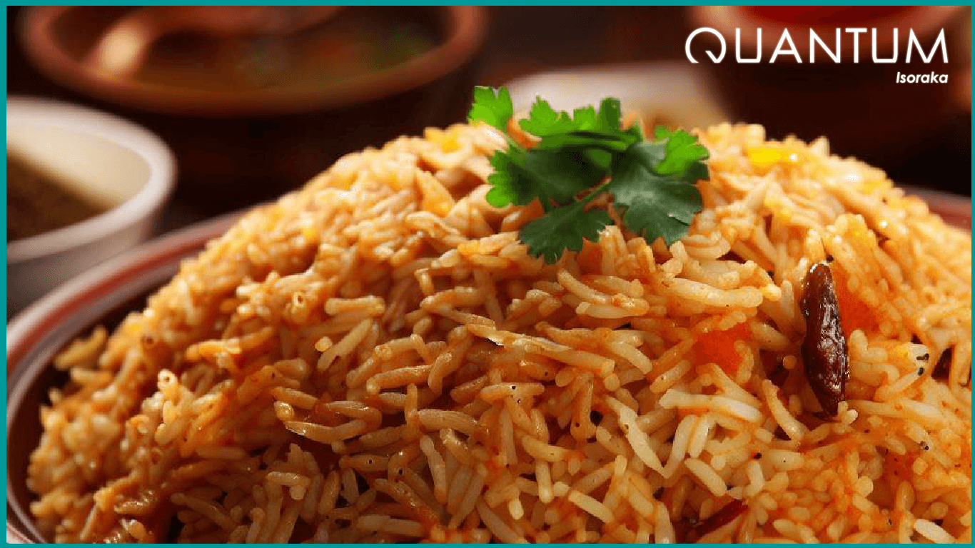 Le biryani | quantum-isoraka.com