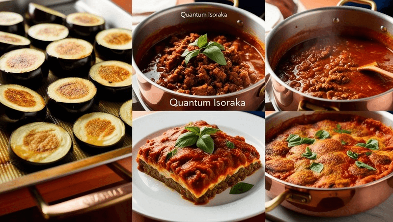Techniques de préparation professionnelles de la moussaka au Quantum Isoraka