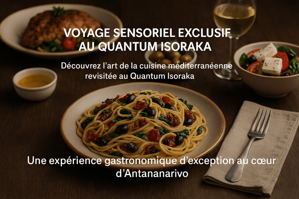 Cuisine Méditerranéenne à Quantum Isoraka