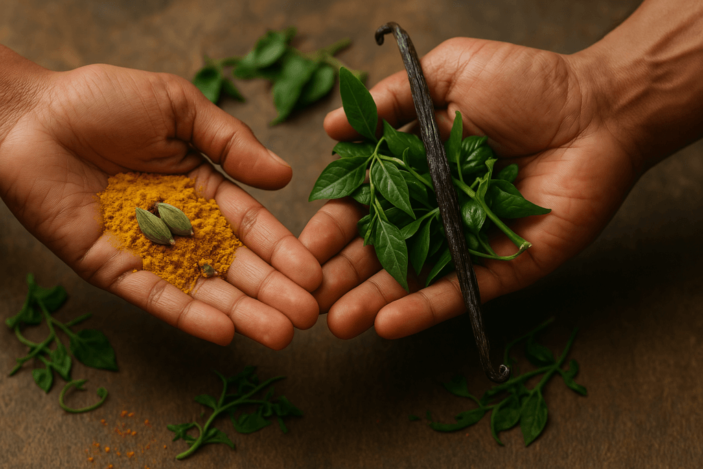 Principes de la cuisine fusion indo-malgache