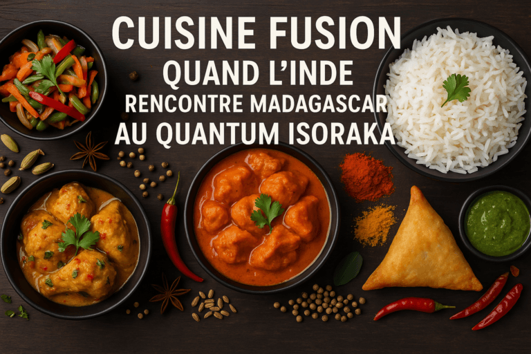 Cuisine fusion: quand l'Inde rencontre Madagascar au Quantum Isoraka